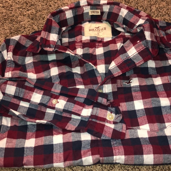 hollister plaid shirt - Picture 2 of 2